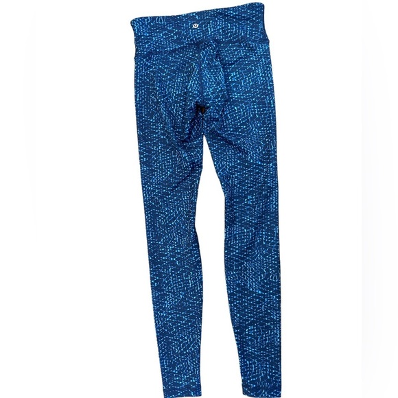 Lululemon Full Length Blue Size 6 Excellent Condition - Picture 2 of 4